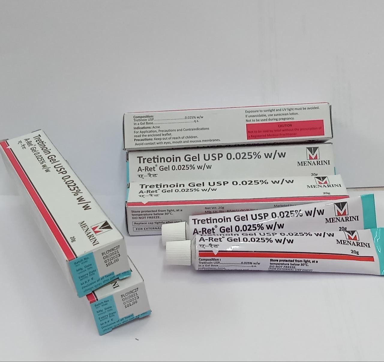 Menarini Tretinion Gel USP 0.25%